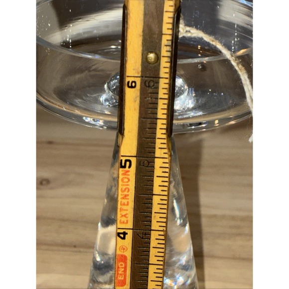 Hand Blown Glass Candleholders Set Of 3 Pillar - Picture 9 of 15